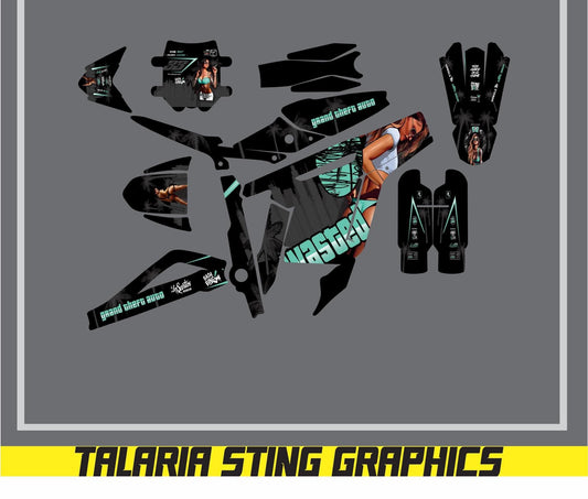 Talaria Graphics Kit for talaria sting Wrap Sticker graphics kit